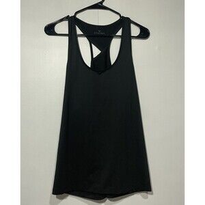 Ethona Racerback‎ Tank Top Womens Large Black Athleisure Gym Yoga Training